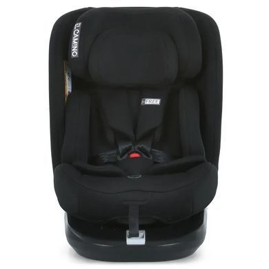 Детское автокресло EL CAMINO i-Free, поворот 360&deg;, Isofix, i-Size R129 (40-150см), черное, ME 1187 Black