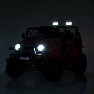Электромобиль детский одноместный джип с мягким сидением (M 5991EBLR-1(24V))