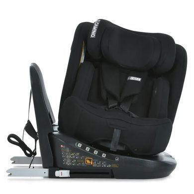 Детское автокресло EL CAMINO i-Free, поворот 360&deg;, Isofix, i-Size R129 (40-150см), черное, ME 1187 Black