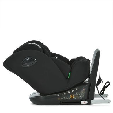 Детское автокресло EL CAMINO i-Free, поворот 360&deg;, Isofix, i-Size R129 (40-150см), черное, ME 1187 Black