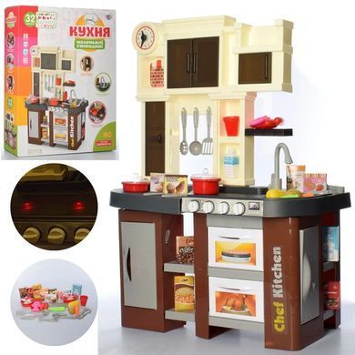 Детская игровая кухня с водой, плита, духовка 84 &times; 63 &times; 35 см, Limo Toy 922-102