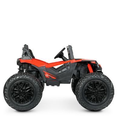 Электромобиль детский двухместный джип внедорожник 4WD с мягким сидением (M 4971EBLR-3(24V))