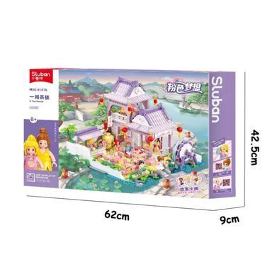 Конструктор SLUBAN для девочки "Чайный домик", 981 дет., M38-B1078