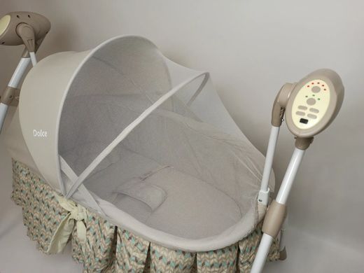 Люлька-качели, укачивающий центр CARRELLO Dolce (Каррелло Дольче) Arrow Beige CRL-7501