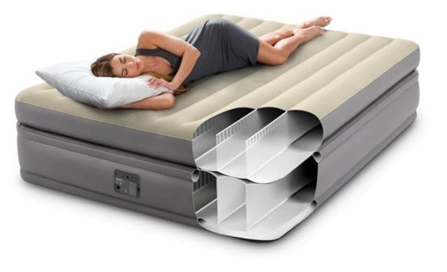 Кровать надувная Intex с встроенным электрическим насосом, 64164, 203*152*51см