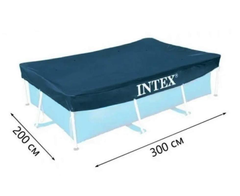 Тент - чохол, накидка для прямокутного басейну Intex 300*200см, 28038