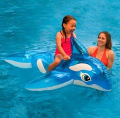 Детский надувной плотик для катания «Дельфин» Intex 58523, 152 x 114 см