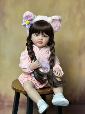 Кукла виниловая 55см, ручная работа, изысканная кукла для девочки, Reborn Baby Doll 6