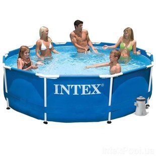 Каркасний басейн, фільтр-насос 1250 л/год, картридж типа Н, 305*76 см, Intex 28202 NP