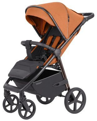 Коляска прогулочная Carrello Bravo Plus 2024 CRL-5515 Tango Orange, оранжевая, Карелло Браво