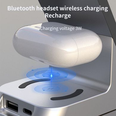 Бездротова зарядна станція WIRELESS CHARGER 6в1 15W, H36-15W