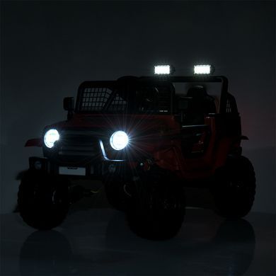 Электромобиль детский одноместный джип с мягким сидением (M 5991EBLR-11(24V))