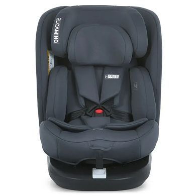 Автокрісло дитяче EL CAMINO i-Free, поворот 360&deg;, Isofix, i-Size R129 (40-150см), сіре, ME 1187 Moon Gray