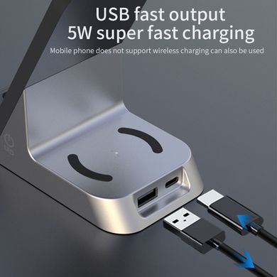 Бездротова зарядна станція WIRELESS CHARGER 6в1 15W, H36-15W