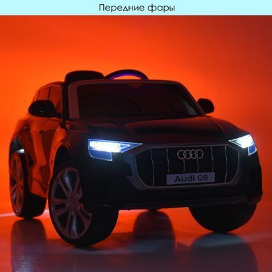 Детский одноместный электромобиль машина джип Ауди с мягким сидением JJ2066EBLR-2