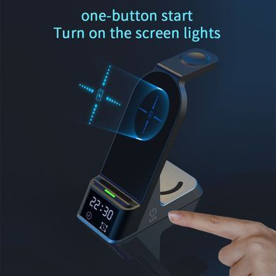 Бездротова зарядна станція WIRELESS CHARGER 6в1 15W, H36-15W
