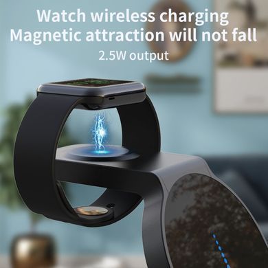 Бездротова зарядна станція WIRELESS CHARGER 6в1 15W, H36-15W