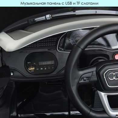 Детский одноместный электромобиль машина джип Ауди с мягким сидением JJ2066EBLR-2