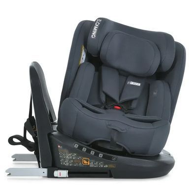 Автокрісло дитяче EL CAMINO i-Free, поворот 360&deg;, Isofix, i-Size R129 (40-150см), сіре, ME 1187 Moon Gray