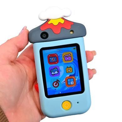 Детский смартфон, игрушечный фотоаппарат, на аккумуляторе, игры, сенсор, укр.язык, X 19 D