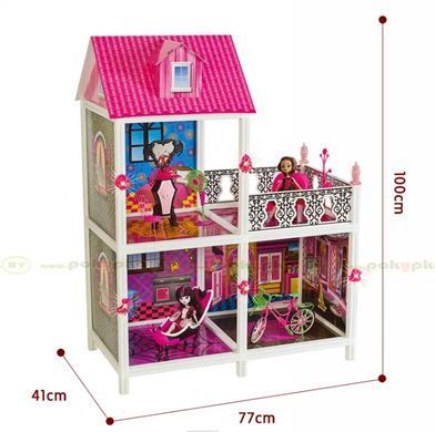 Ляльковий будиночок Monster High (Монстер Хай) 77х41х100 см, 2 поверхи, меблі, 2 ляльки по 26см, 66901