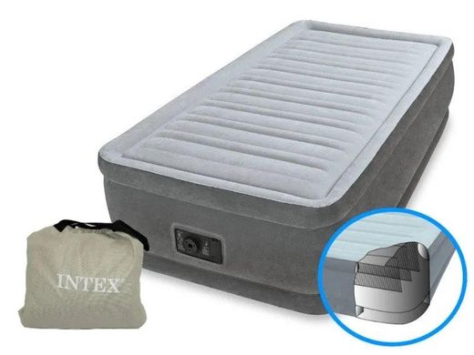 Кровать надувная Intex Твин с встроенным электрическим насосом, 64412, 191*99*46см