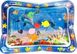 Розвиваючий ігровий килимок для немовляти з водою Lindo Океан, 46х65 см, F 2010