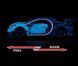 Конструктор для мальчика Спортивный автомобиль Bugatti Chiron, инерционный суперкар, 690 деталей, SY 8252